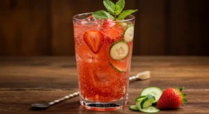 Strawberry Cucumber Fizz - Texas Roadhouse Menu