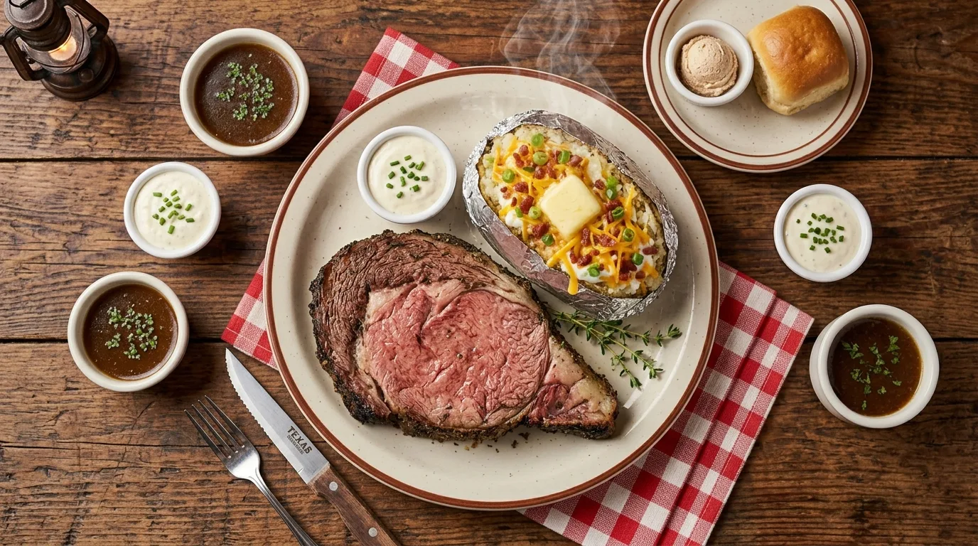 Texas Roadhouse Prime Rib Dinner
